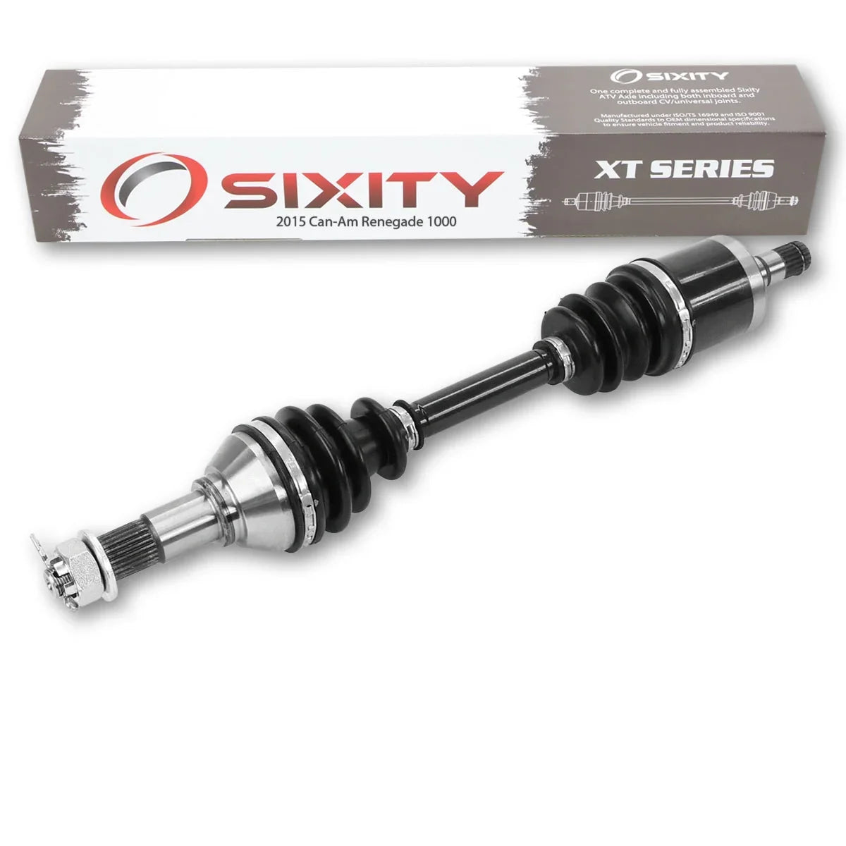 Sixity XT Front Left Axle Matching with Can-Am Renegade 1000 2015 - EFI-STD XXC 4X4