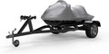 Environment Jet Ski Wrap for Yamaha EXR 2021 - Silver - High Sun Protection - All Environment - Trailerable - Protects from Rain, Sun, UV Rays, and More! Includes Trailer Straps and Storage Bag