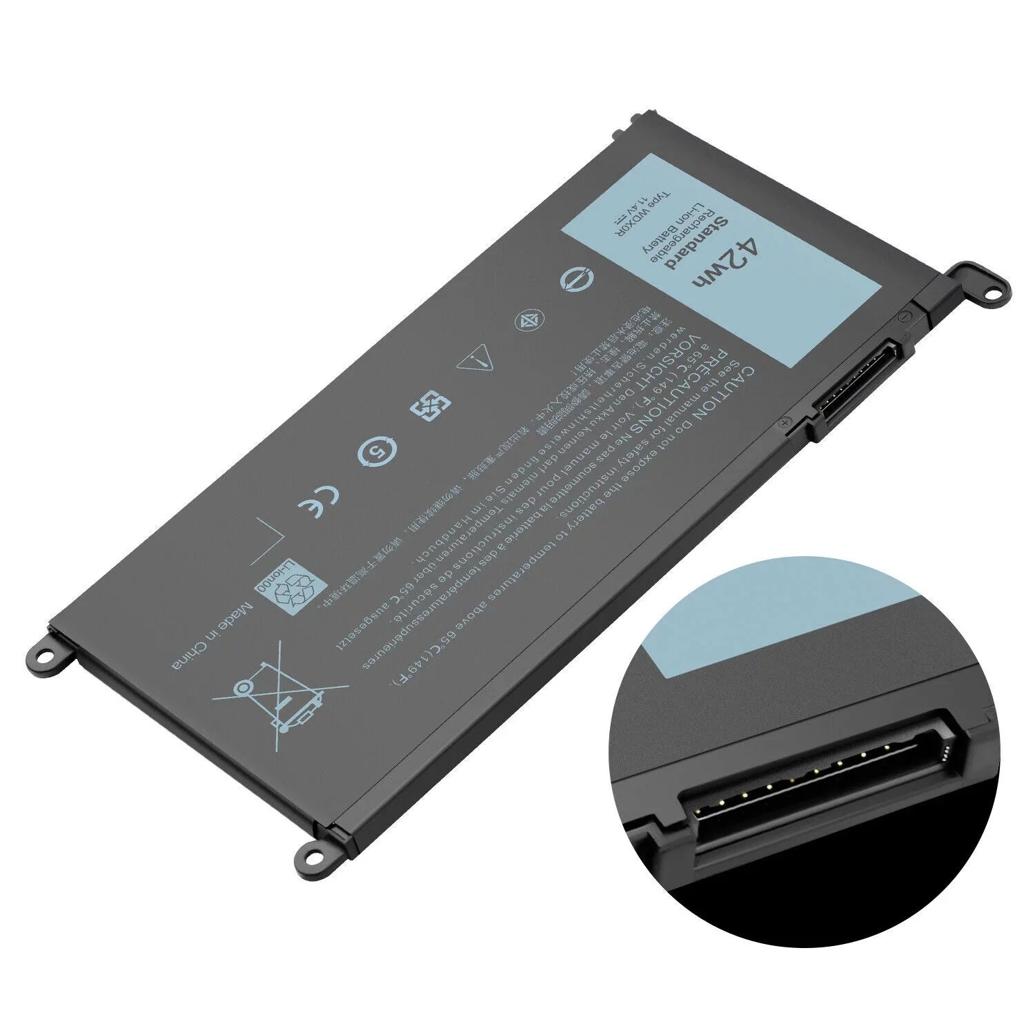 WDX0R Battery for Dell Inspiron 15 7000 5000 Series 5567 5568 fit P58F P66F P75F
