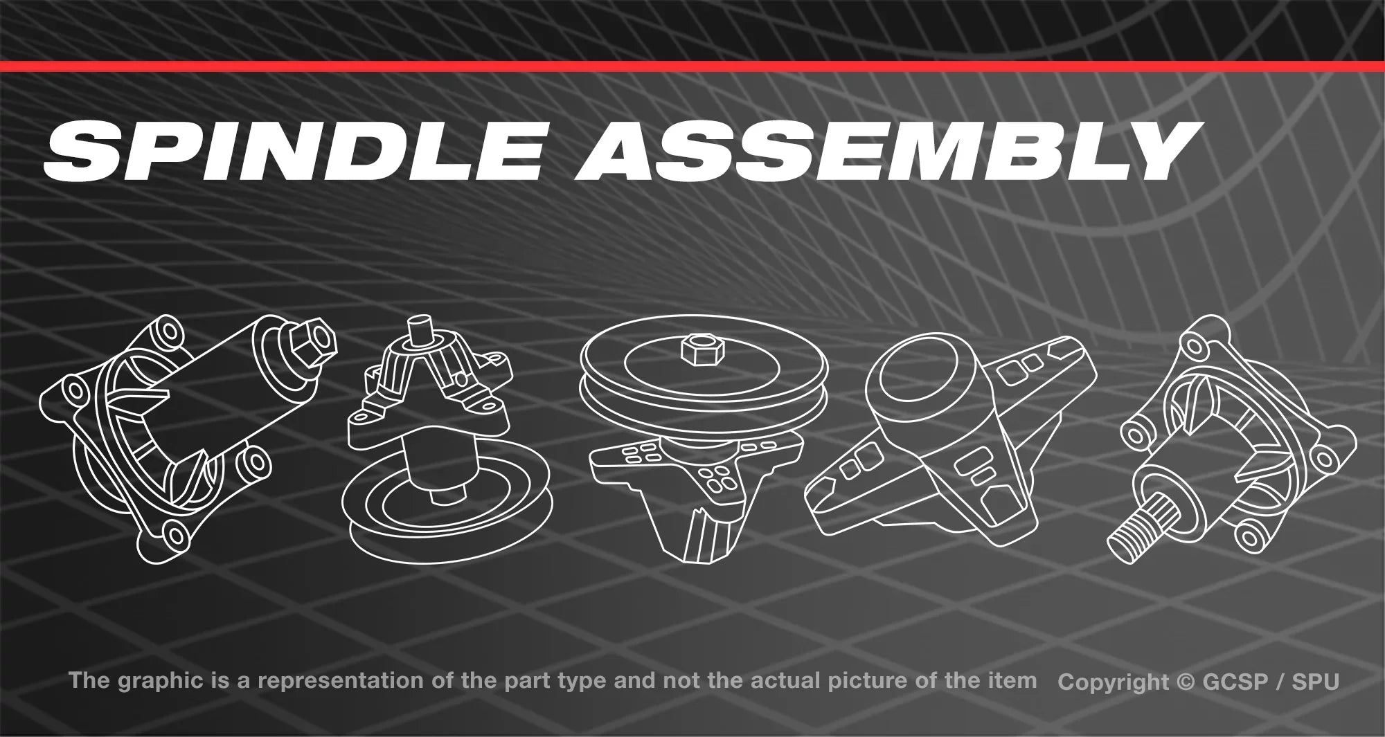Spindle Assembly For Bad Boy Rogue Zero Turn Mowers 54" 61" 72"