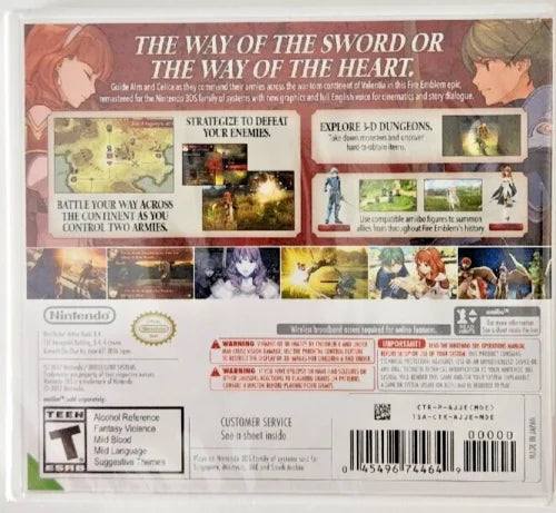 New Game Bundle Fire Emblem Awakening & Echoes: Shadows of Valentia 3DS