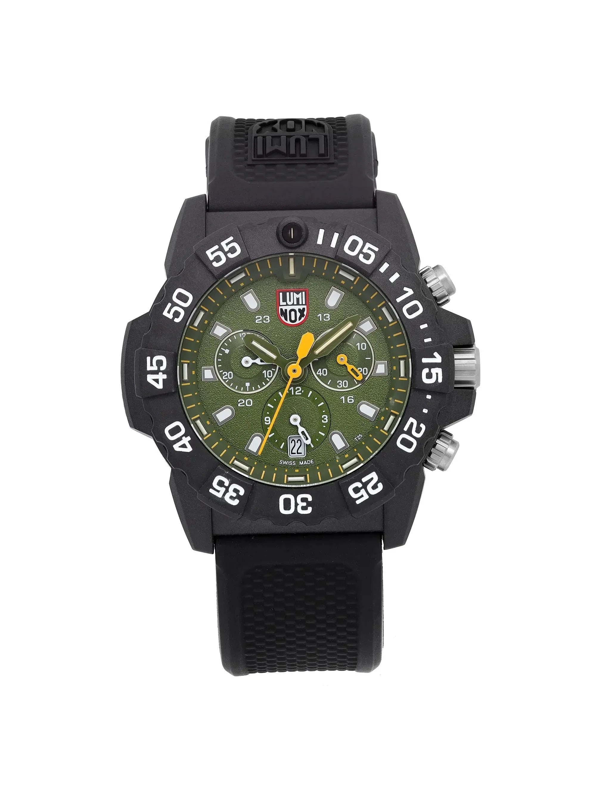 Luminox Navy Seal Chronograph Carbon 45mm Green Dial Mens Quartz Watch XS.3597