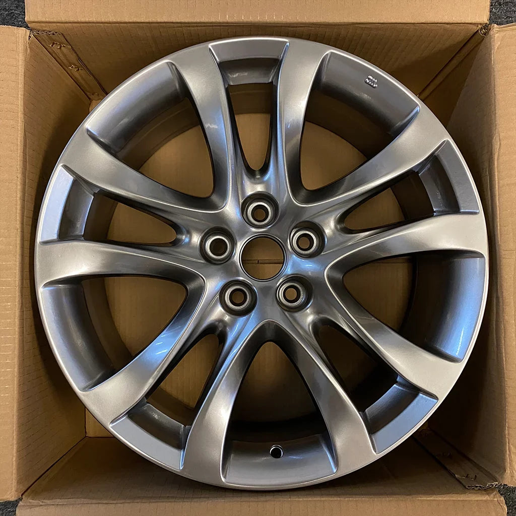 19" 19x7.5" Automotive Rim New Single Wheel for Mazda 6 2014 - 2017 Dark Hyper Silver OEM Grade Replacement