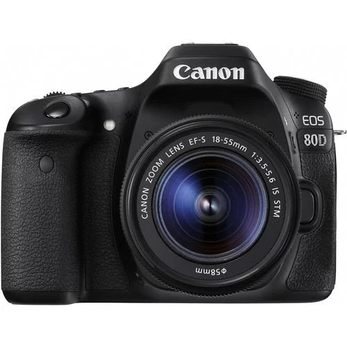 Canon EOS 80D DSLR Camera with 18-55mm Lens + 64GB Expo Basic Kit