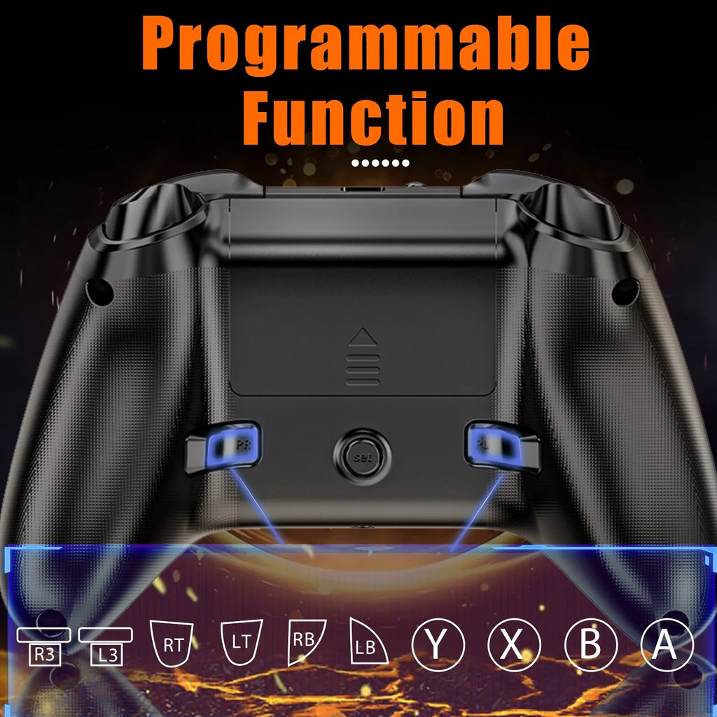 Bonacell Wireless Controller for Xbox One, (Watch Video to Update XBOX)Game Controller Suitable with Xbox One/Xbox One X/S, Xbox Series S/X Gamepad Support Turbo/3.5mm Headphone Jack/Macro Functions