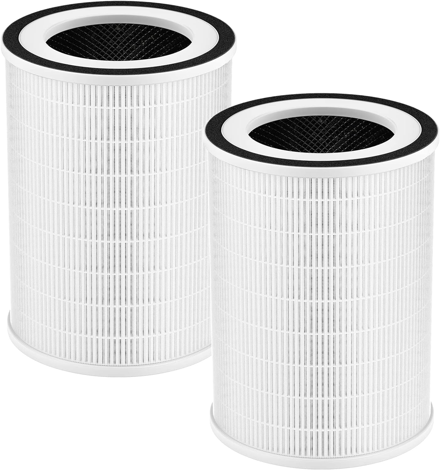 2 PCS True HEPA KILO Filter, Matching with Afloia KILO, KILOPLUS, KILOPRO, MIRO,MIRO PRO and MORENTO MR-Kilo Air Purifier, H13 True HEPA 360° 3-Stage Filtration