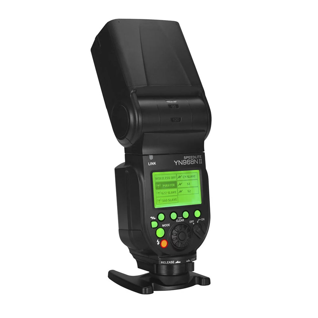 YONGNUO YN968N II Wireless TTL Speedlite Flash with Built-in 5600K LED Light - 1/8000s HSS for Nikon DSLR Cameras, Suitable with YN622N YN560 Wireless System