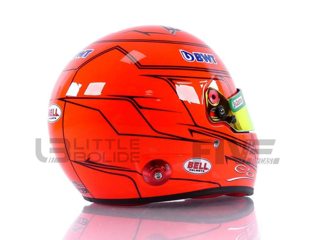 MINI HELMET 1/2 - CASQUE Esteban Ocon - Alpine 2023