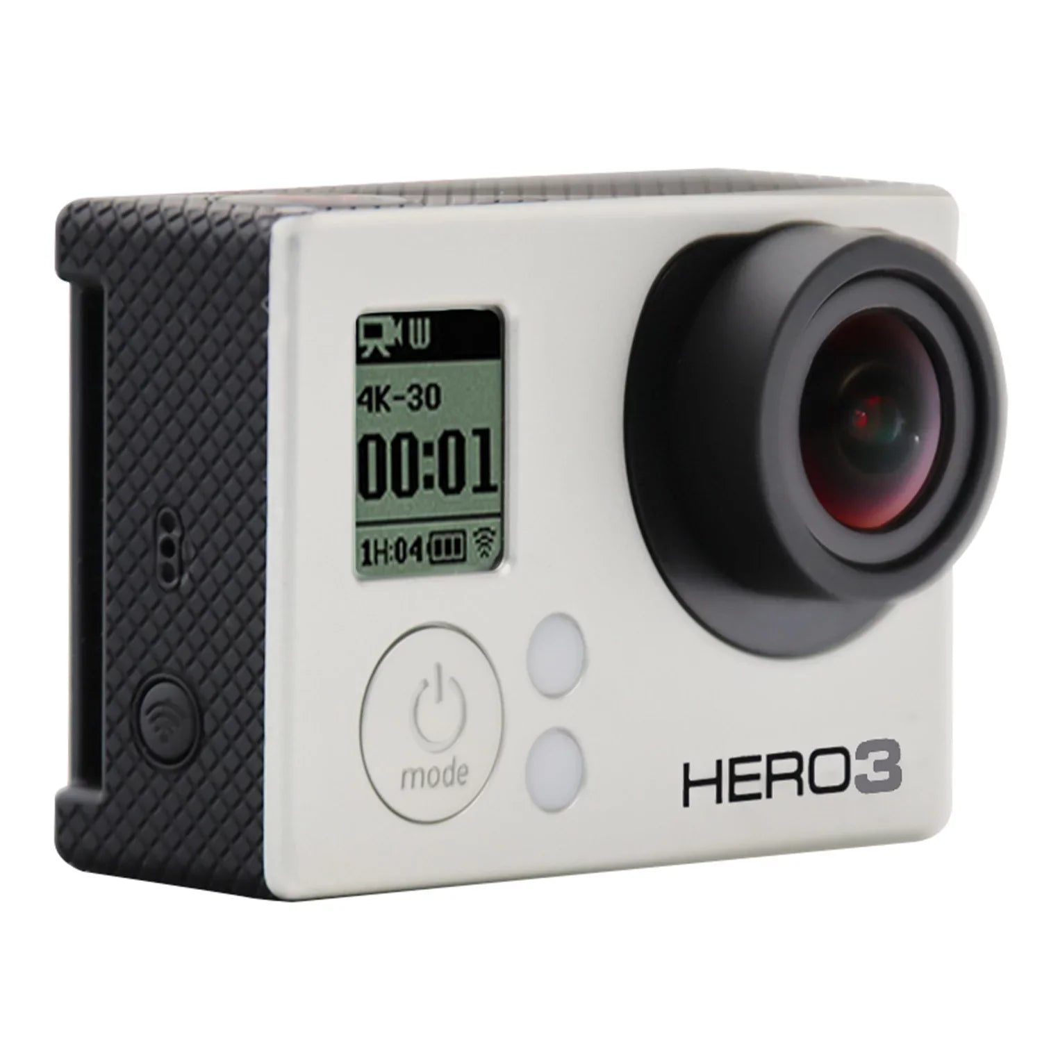Restored GoPro HERO3 White Edition action camera 1080p 5.0 MP WiFi underwater up to 131.2 ft Camcorder + 35in1 Kits (Refurbished)