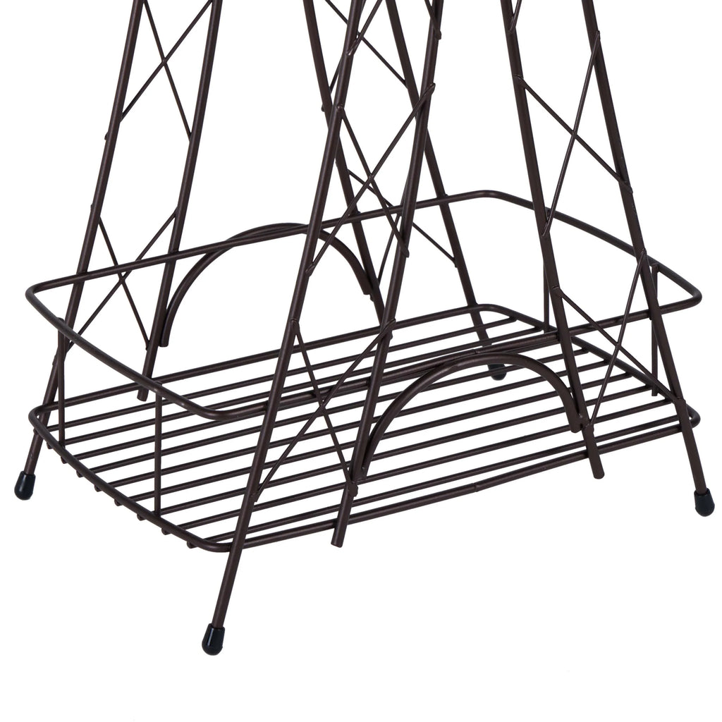 ELLE Paris Ville Des Lumieres Collection Eiffel Tower 3 Tier Spa Tower, 11"x 7"x 24.8" H