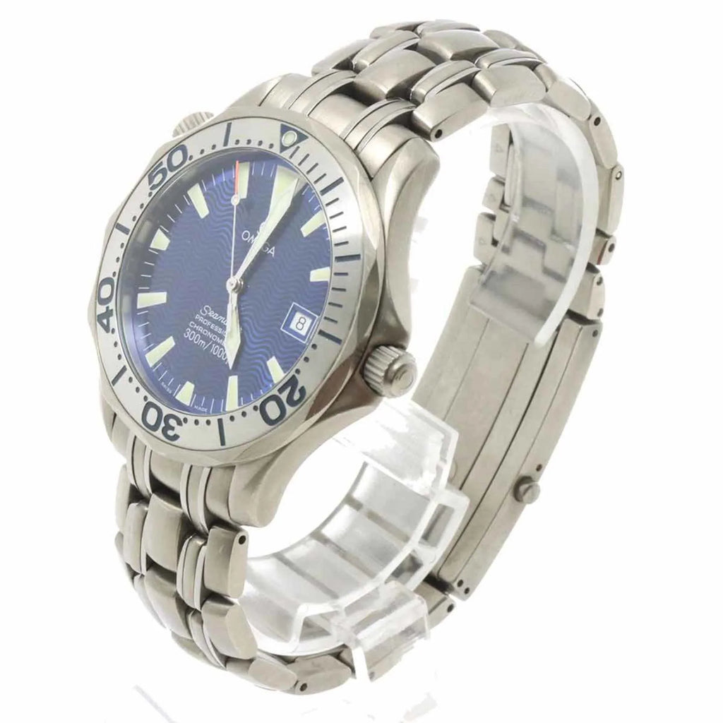Pre-Owned OMEGA Seamaster 300 Professional 2231 80 Men's Watch Titanium Date Blue Dial Automatic (Good)