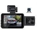 Dcenta Dash Cam Parking Clear Car Rearview Mirror Car Video Recording Camcorder Wide Angle Car Camera Recorder WIFI Interconnection Auto Safety Driving Recorder