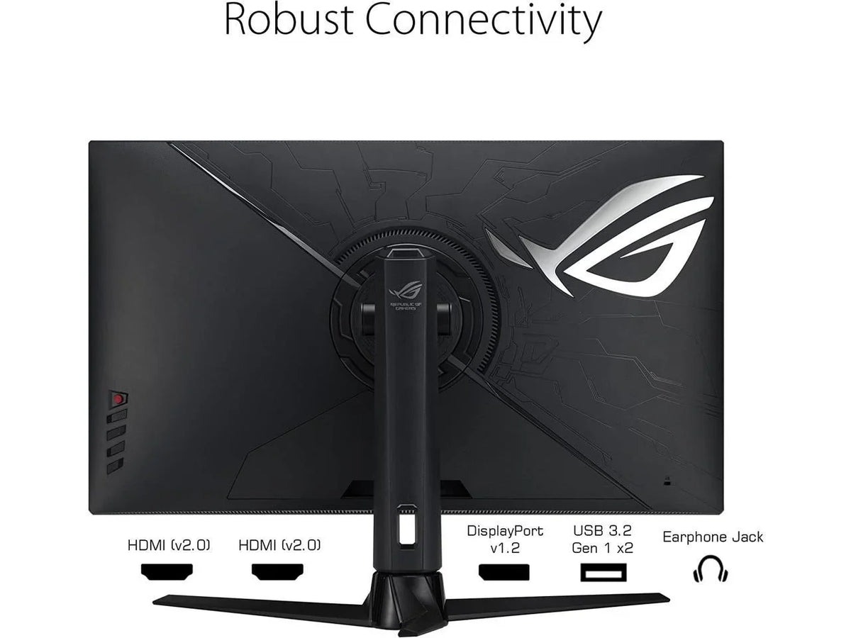 ASUS ROG Strix 32? 1440P Gaming Monitor (XG32AQ) - QHD (2560 x 1440), Fast IPS, 175Hz (OC), 1ms, G-SYNC Suitable Variable Overdrive, Eye Care, DisplayHDR 600, DisplayPort, HDMI, USB, 96% DCI-P3