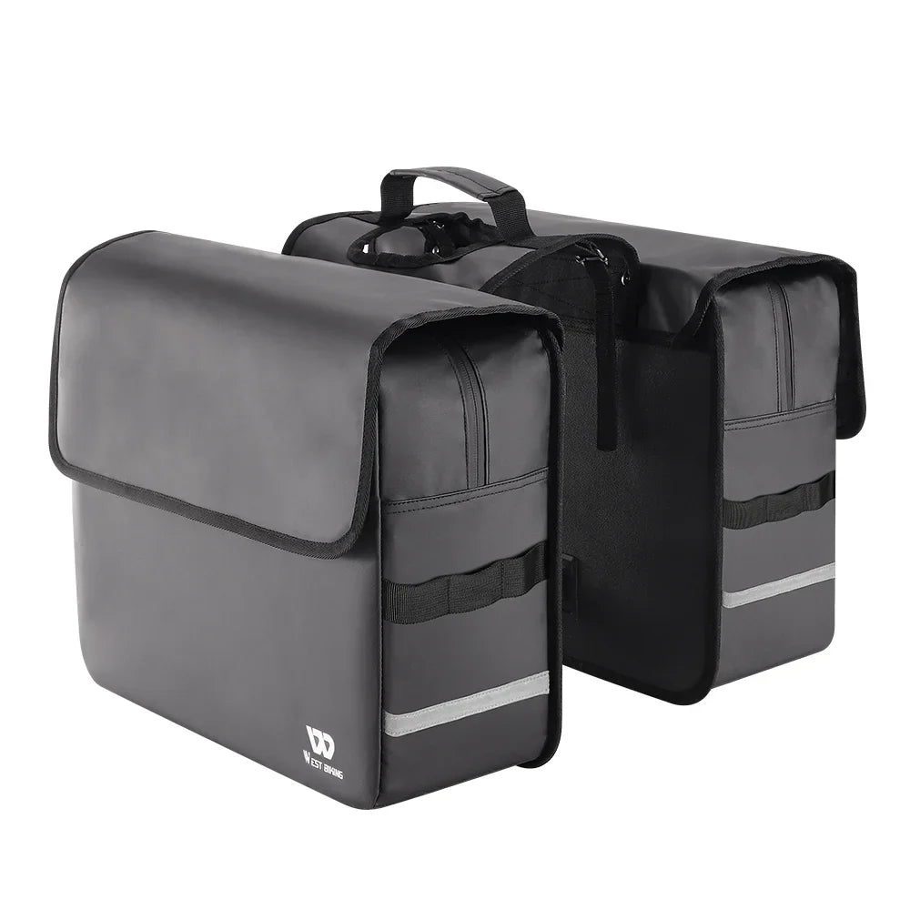 WEST BIKING Rear Seats Bag Large Capacity Carriers Rack Seats Trunk Bags Luggage Carriers Waterproof Cycling Bag