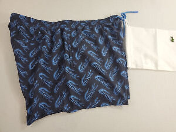 new Lacoste men swimwear trunks short MH5635 51 F65 324209 navy quick dry XL $90