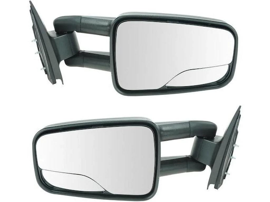 Door Mirror Set 2 Piece - Suitable with 2001 - 2006 Chevy Silverado 2500 HD 2002 2003 2004 2005