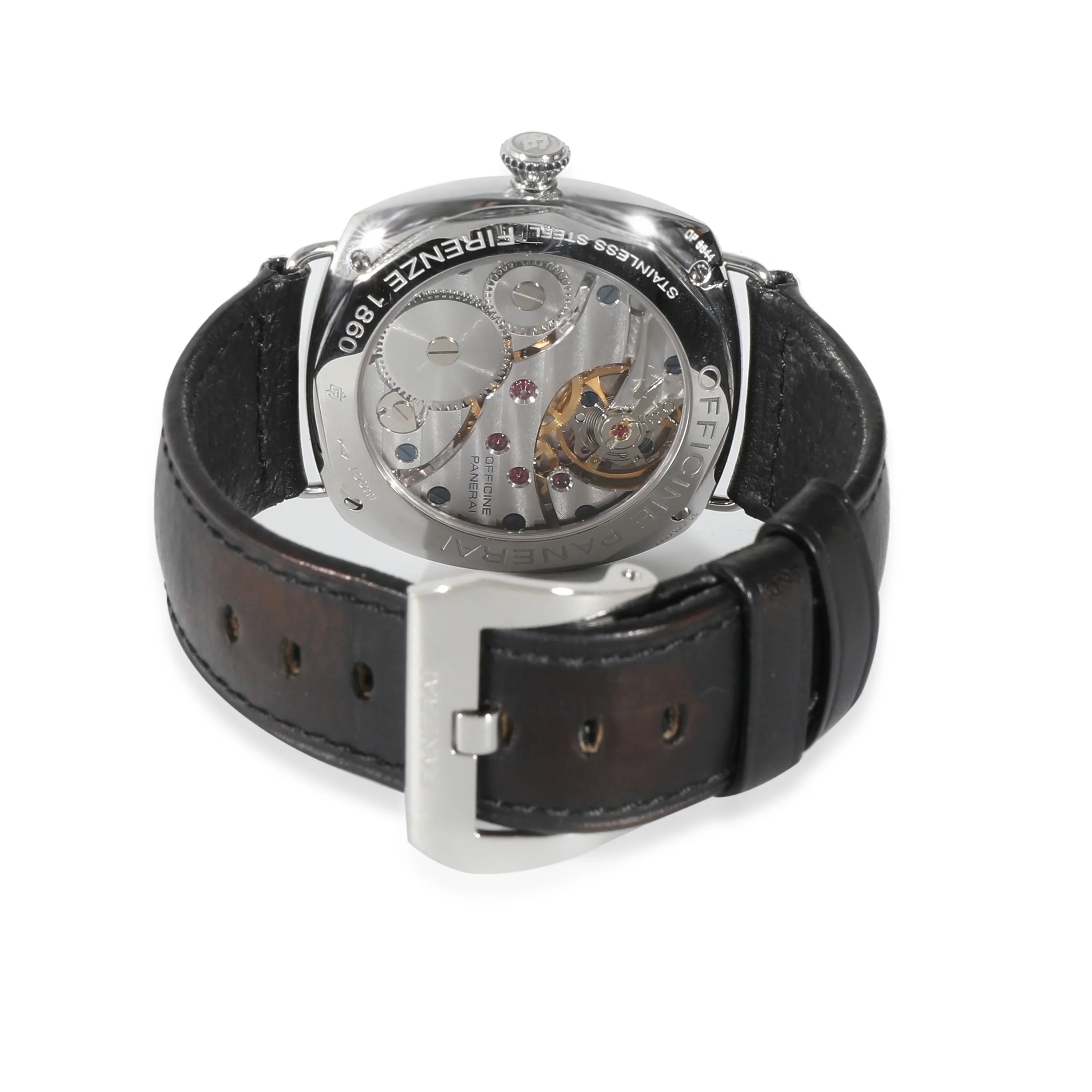 Panerai Radiomir Black Seal PAM00183 Men's Watch in Stainless Steel Pre-Owned