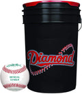 Diamond DOL-1 BLEM Baseballs 60 (Five Dozen) and Cushion Lide Bucket