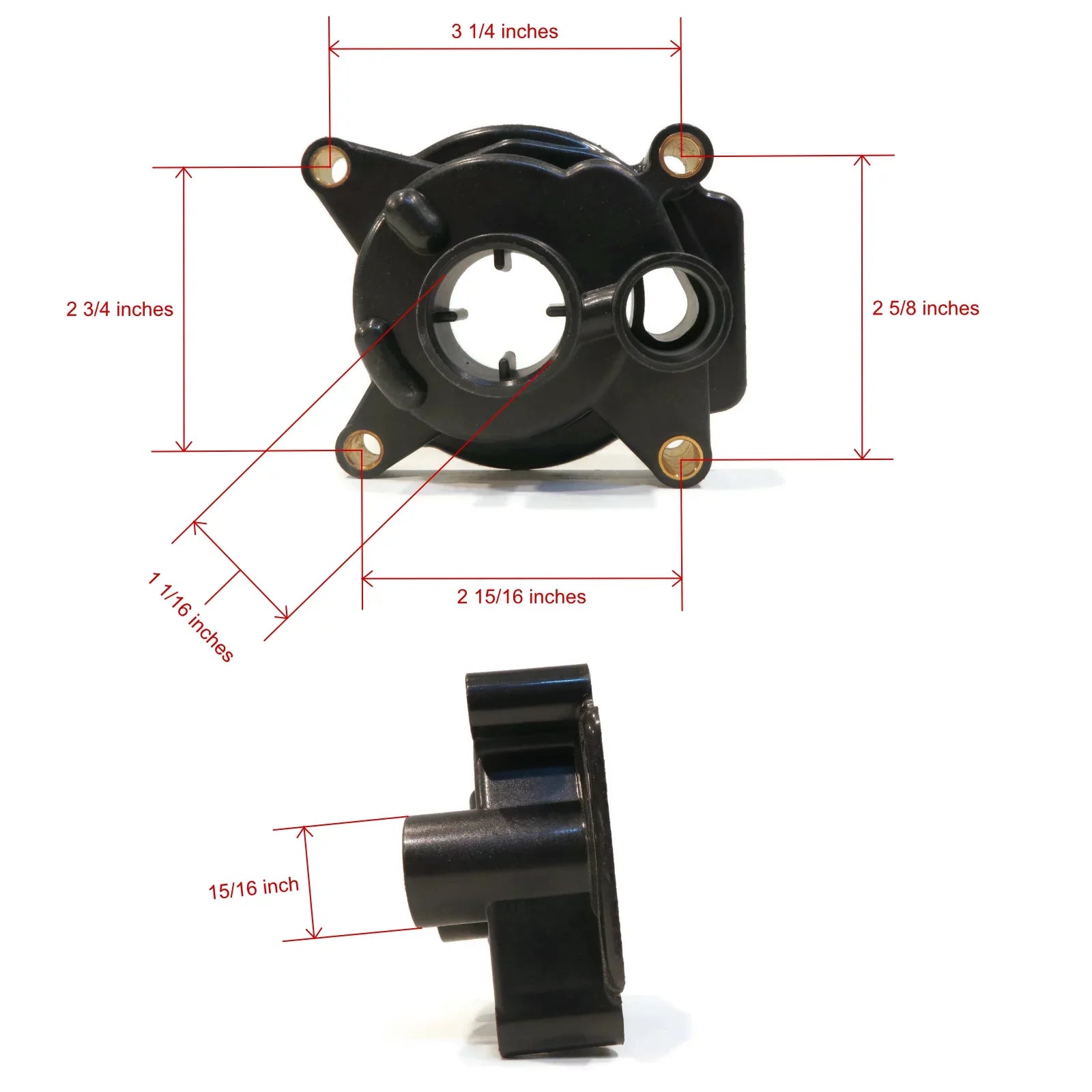 The ROP Shop | Water Pump Impeller Kit for 1979 Evinrude, Johnson 9.9, 50, 55 HP Outboard Vessel
