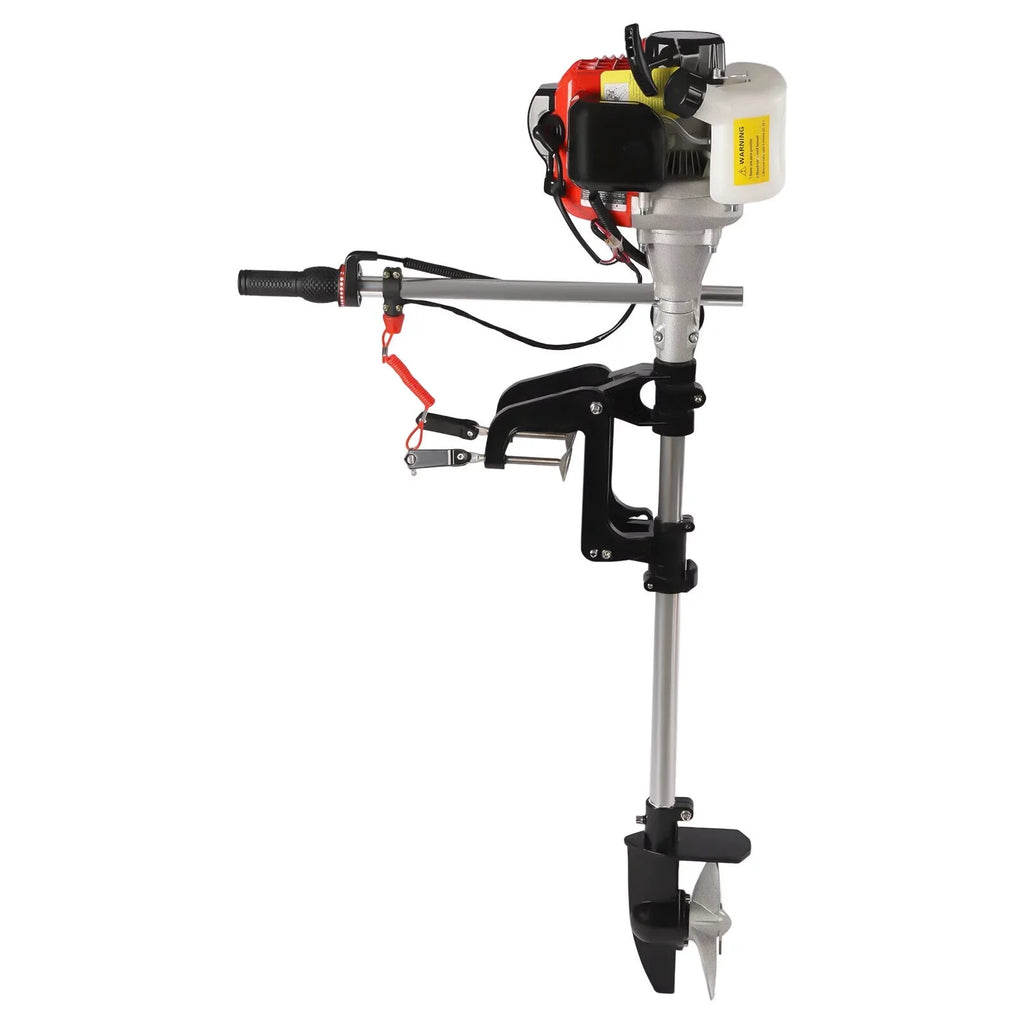 2-Stroke 2.3HP 52CC Outboard Craft Motor Engine Pull Starter w/Air Cooling System