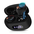 UrbanX True Wireless Bluetooth Earbuds + Charging Case, Black, Dual Connect, IPX5 Water Resistance, Bluetooth 5.2 Connection, Balanced, Bass Boost Matching with OnePlus Ace 2