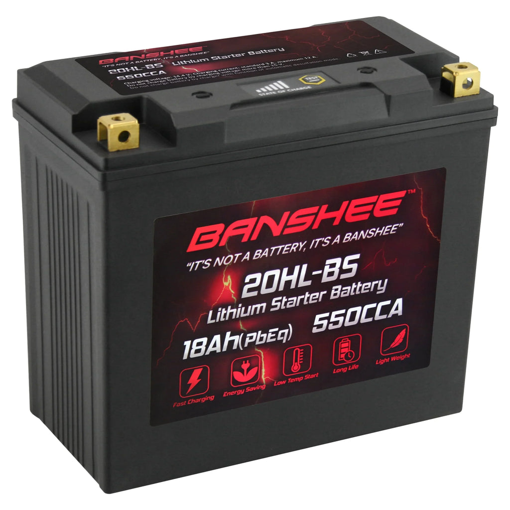 Banshee 20L-BS LiFePO4 Motorsports Battery Fitting with Yamaha GP1800R 2019 to 2019