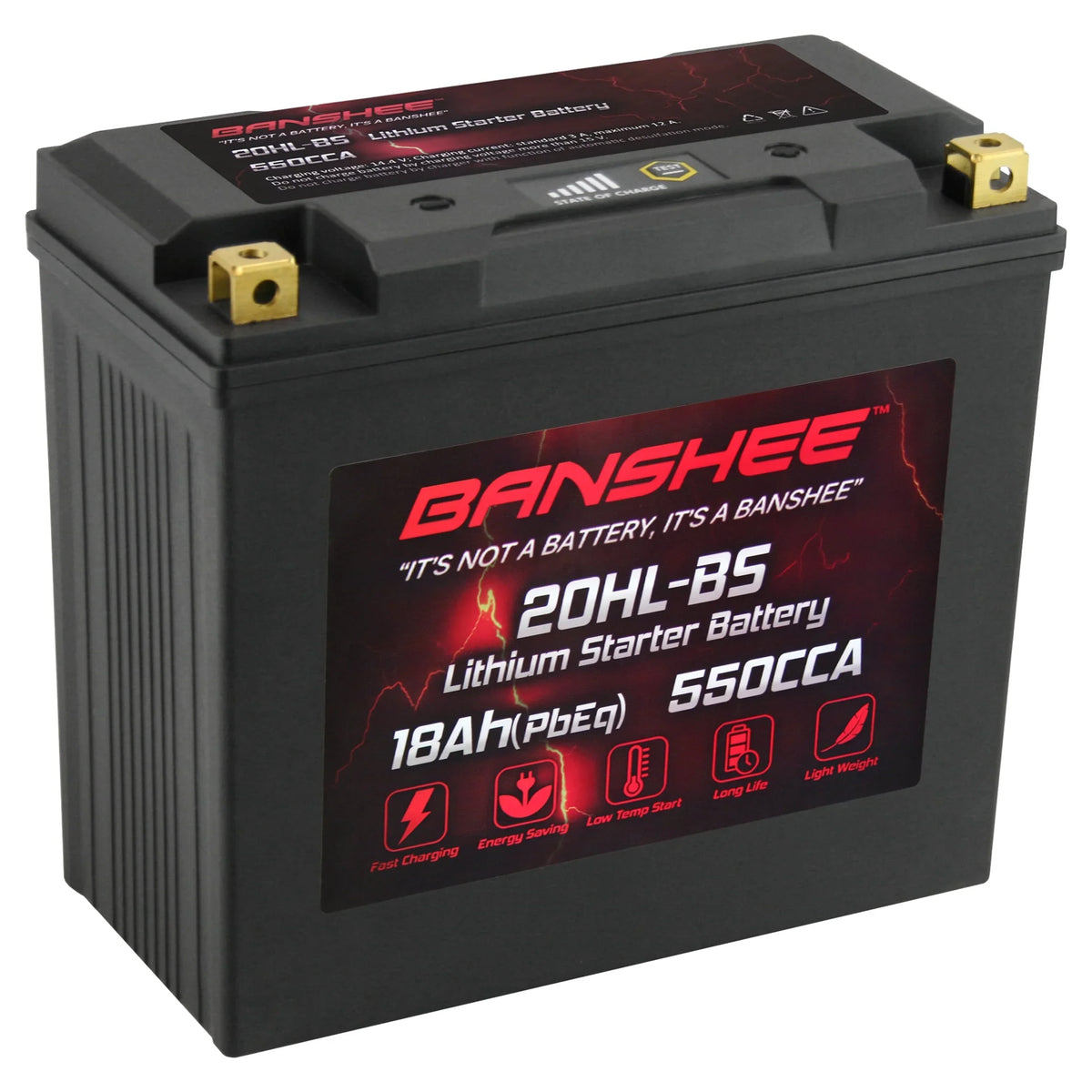 Banshee 20L-BS LiFePO4 Motorsports Battery Fitting with Yamaha GP1800R 2019 to 2019