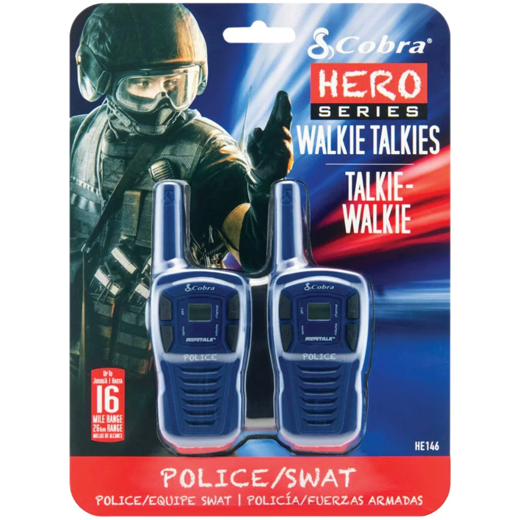 Cobra HE146 16-Mile 22-Channel FRS/GMRS 2-Way Radios - Blue