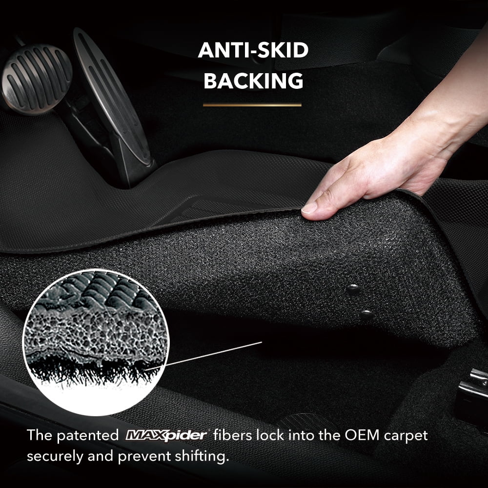 3D MAXpider KAGU Floor Mat (BLACK) Matching with MAZDA CX-9 2007-2015 - Full Set