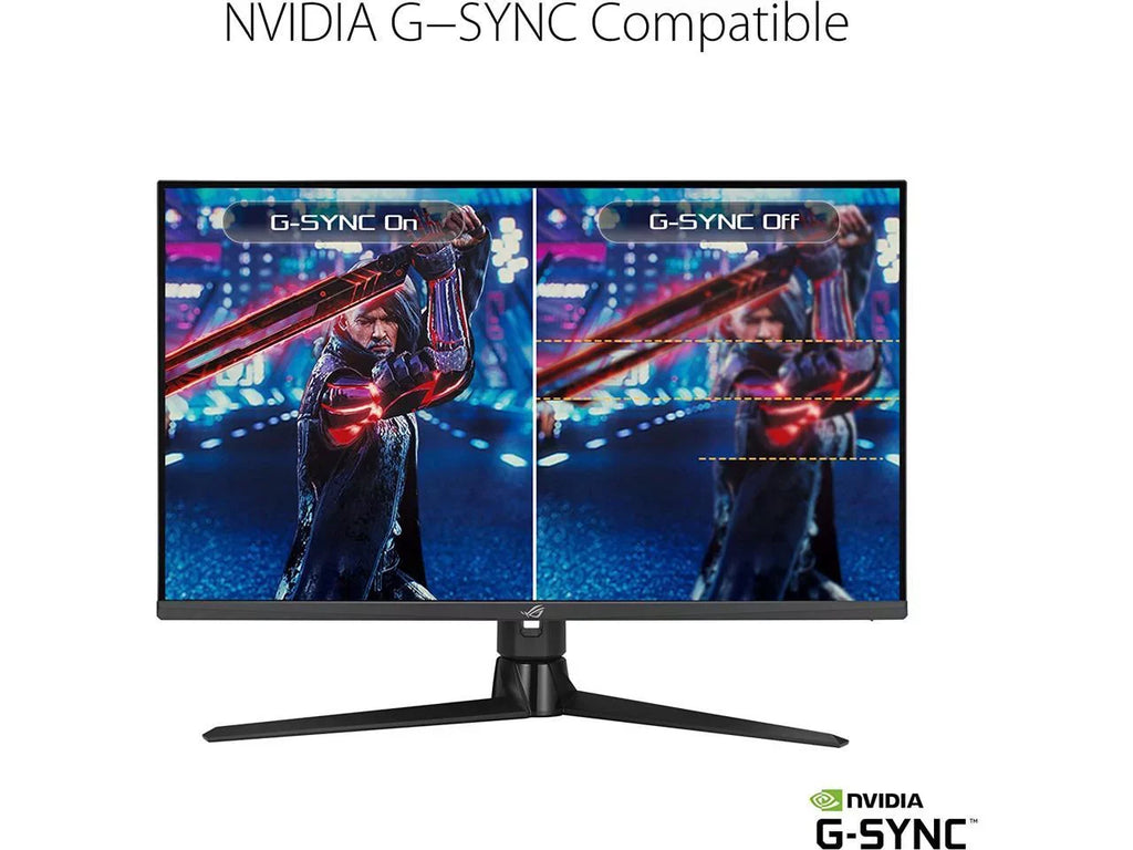 ASUS ROG Strix 32? 1440P Gaming Monitor (XG32AQ) - QHD (2560 x 1440), Fast IPS, 175Hz (OC), 1ms, G-SYNC Suitable Variable Overdrive, Eye Care, DisplayHDR 600, DisplayPort, HDMI, USB, 96% DCI-P3