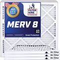 Filter King 12x51x1a Air Filter | 4-PACK | MERV 8 HVAC Pleated A/C Furnace Filters | MADE IN USA | Actual Size: 12 x 51 x .75"