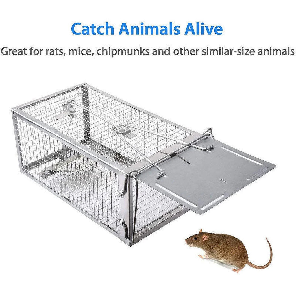 Angfeng Humane Rat Trap Cage Animal Pest Rodent Mice Mouse Control Live Bait Catch