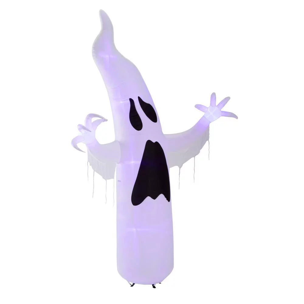 12 ft. Short Circuit Ghost Halloween Inflatable with Lightshow