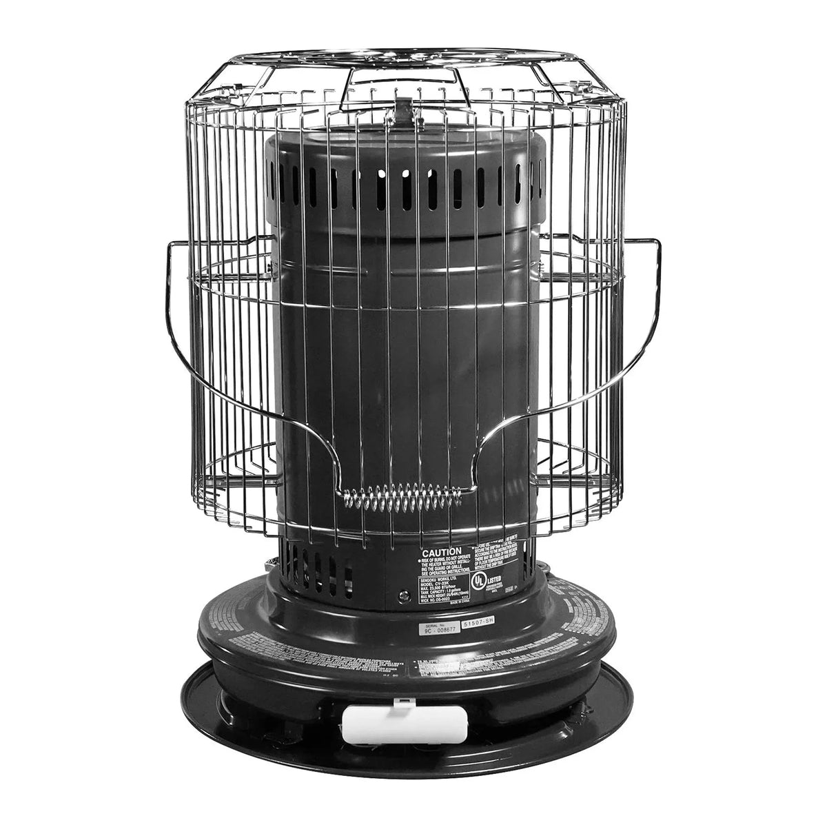 Sengoku 23,500 BTU KeroHeat Efficient Portable Kerosene Space Heater, Black