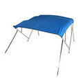 Gen3 Marine 4 Bow Pontoon Bimini Top 56” x 8’ x 97-103” - Gray