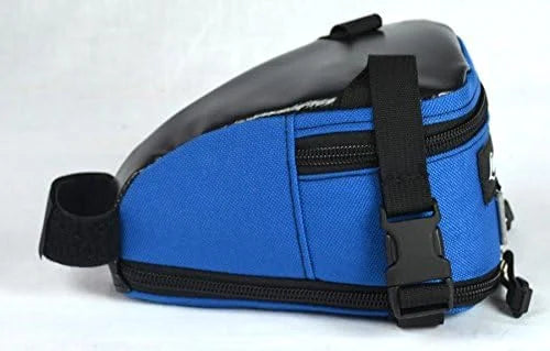 Lone Peak Mini-Wedge Expandable Bicycle Seat Bag | Bike Saddle Bag | Superior Mount - Long-lasting Seat Pack | Bikepacking Bag | 1000 D Nylon | Blue (Made in The USA)