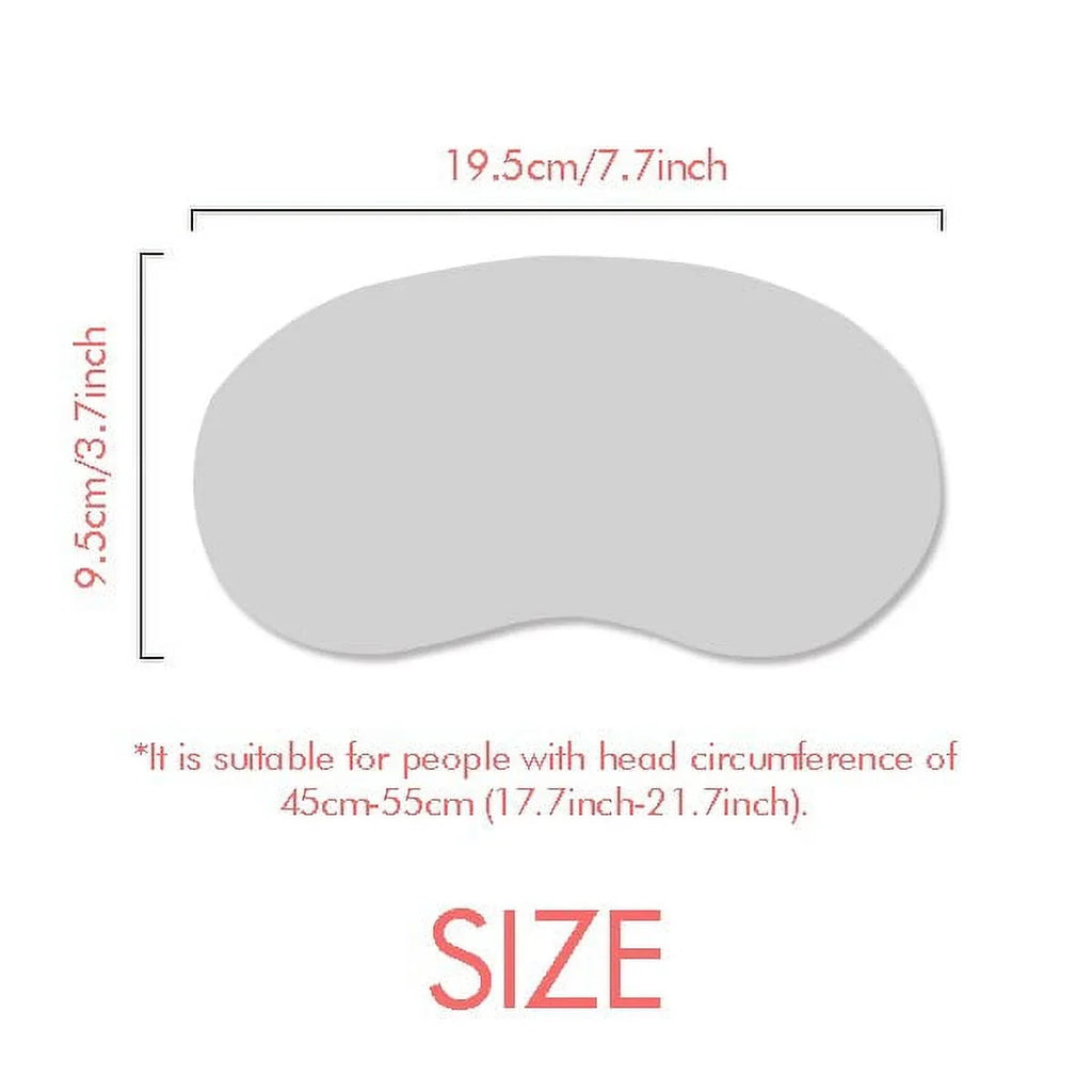 Fire Wave Mexico Totems Ancient Civilization Sleep Eye Shield Soft Night Blindfold Shade Coating