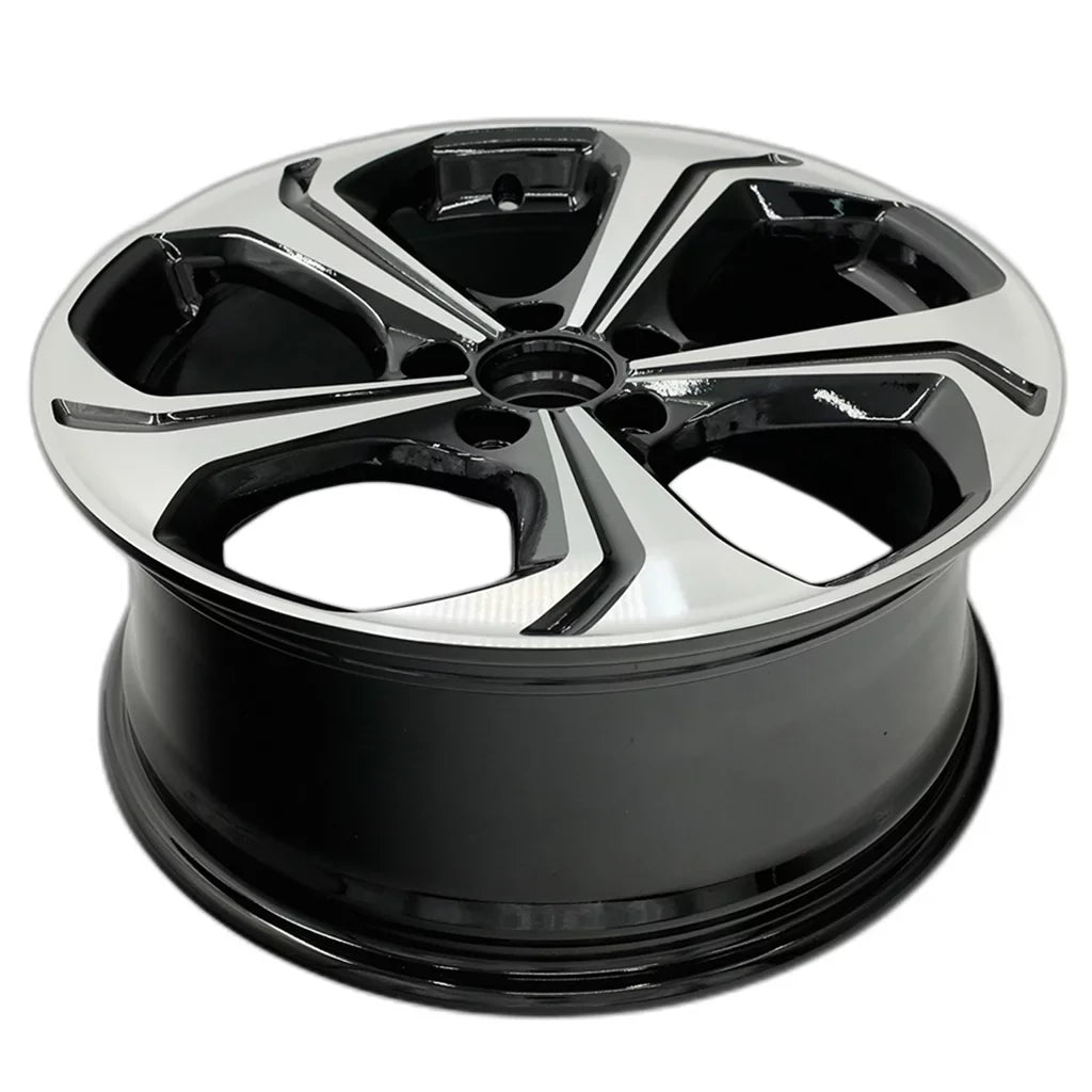 18" SET OF 4 18X7.5 Machined BLACK Wheels For 2014 2015 Honda Civic OEM Caliber Replacement Rim