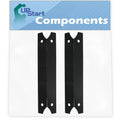 2-Pack BBQ Grill Heat Shield Plate Tent Replacement Parts for Charmglow 810-7400-F - Suitable Barbeque Porcelain Steel Flame Tamer, Flavorizer Bar, Vaporizer Bar, Burner Shield 17 3/4"