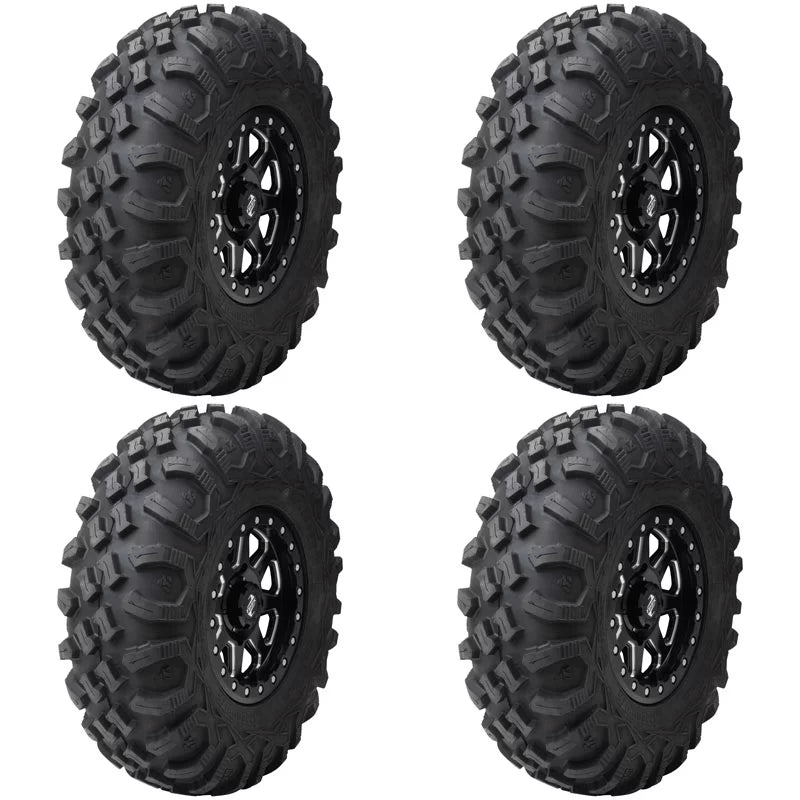 (4 Pack) Tusk Megabite Radial Tire 27x10-14 For POLARIS RZR 900 Trail Fox Edition 2020