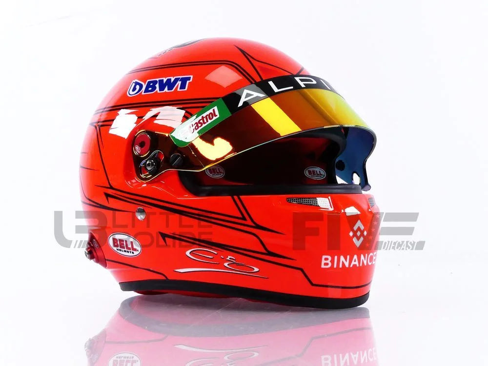 MINI HELMET 1/2 - CASQUE Esteban Ocon - Alpine 2023