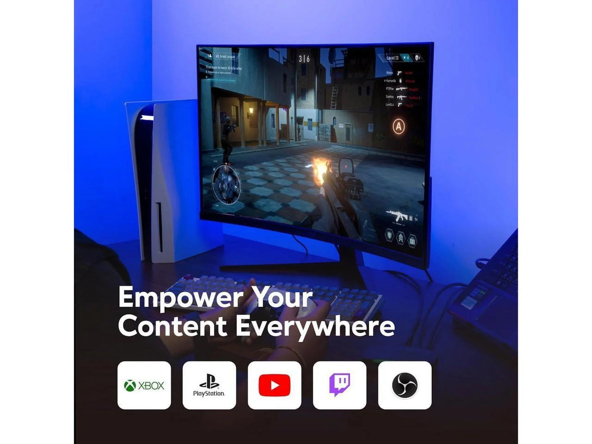 AVerMedia Live Gamer Ultra 2.1 (GC553G2) - Functions: Video Game Capturing, Video Streaming, Video Recording - 4K - YUY2 - USB - Audio Line In - Audio Line Out - PC