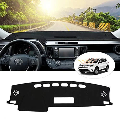 Cartist Suede Dash Mat for Toyota RAV4 2013-2018 Dash Protection Nonslip Dashboard Mat Protector Sunshade No Glare