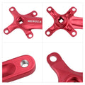 MEROCA Bike Crankset, 170MM 104 BCD Aluminum Alloy - Single Crank Ring Set for 8/9/10/11 Speed - Perfect for Mountain Biking Enthusiasts