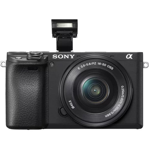 Sony Alpha a6400 Mirrorless Camera: Compact APS-C Interchangeable Lens Digital Camera with Real-Time Eye Auto Focus, 4K Video, Flip Screen & 16-50mm Lens + Pixi Essentials Kit