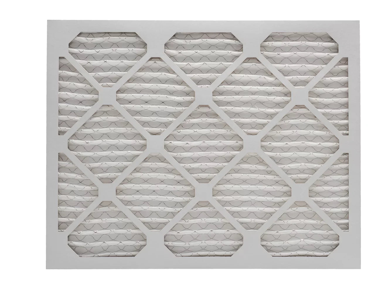 Aerostar 14x25x1 MERV 8, Pleated Air Filter, 14x25x1, Box of 6, Made in the USA