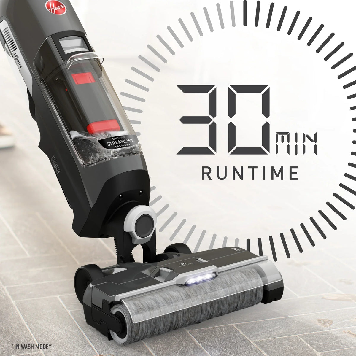 Hoover ONEPWR Streamline Cordless Hard Floor Wet Dry Vacuum with Boost Mode, BH55400V, New
