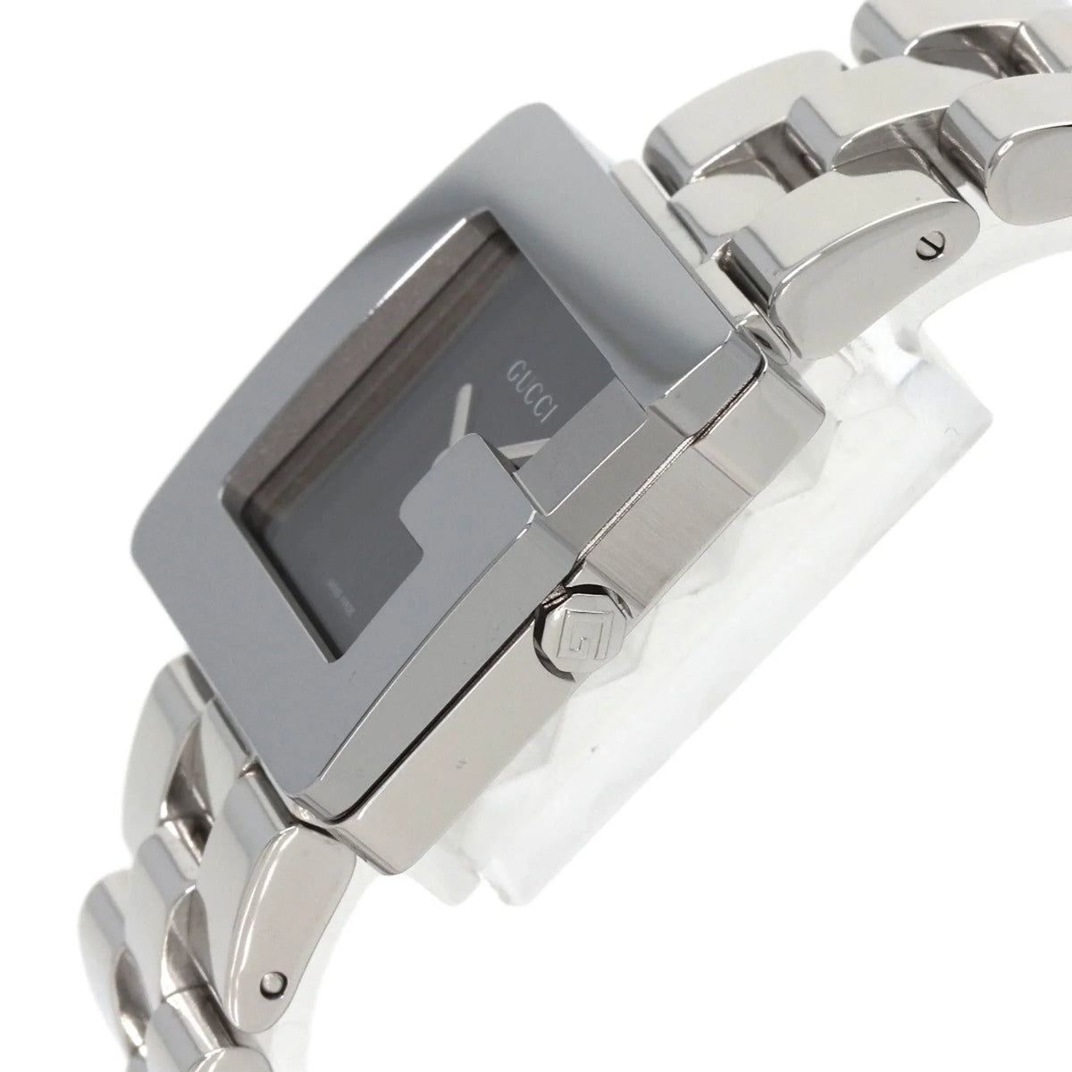 Pre-Owned Gucci 3600J G Square Face Watch Stainless Steel/SS Boys GUCCI (Good)