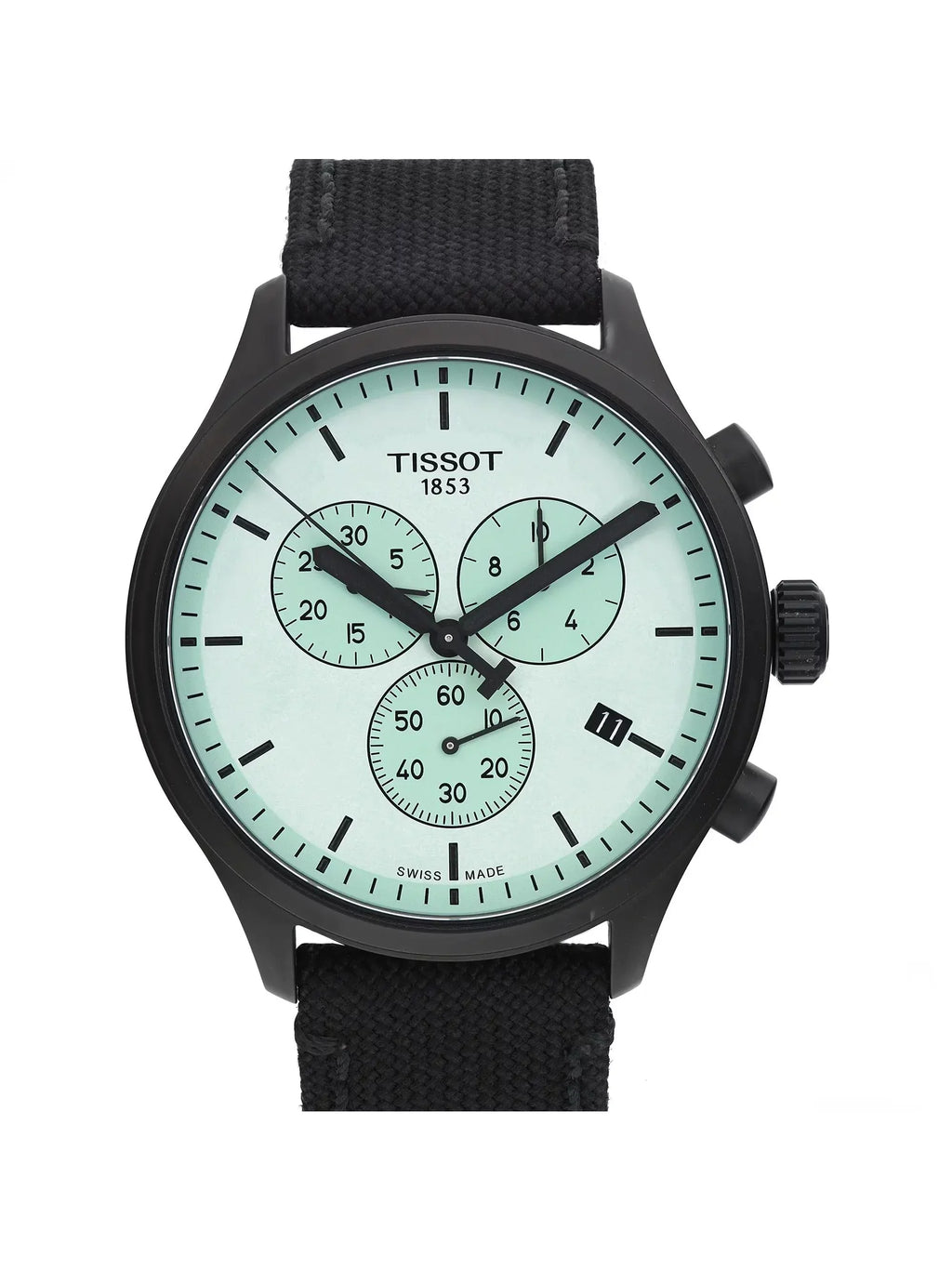 Tissot Chrono XL PVD Steel Green Dial Men Quartz Watch T116.617.37.091.00