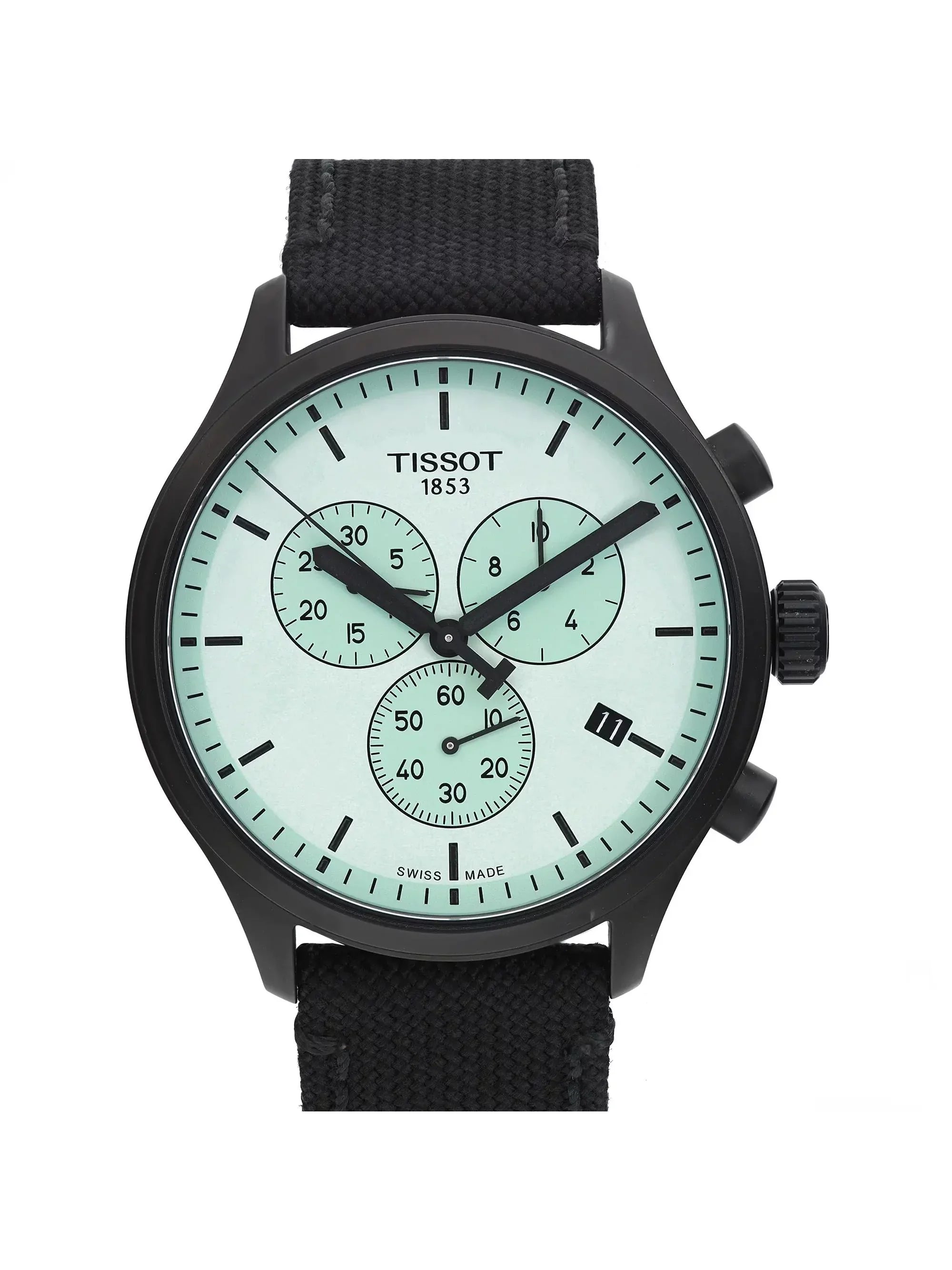 Tissot Chrono XL PVD Steel Green Dial Men Quartz Watch T116.617.37.091.00